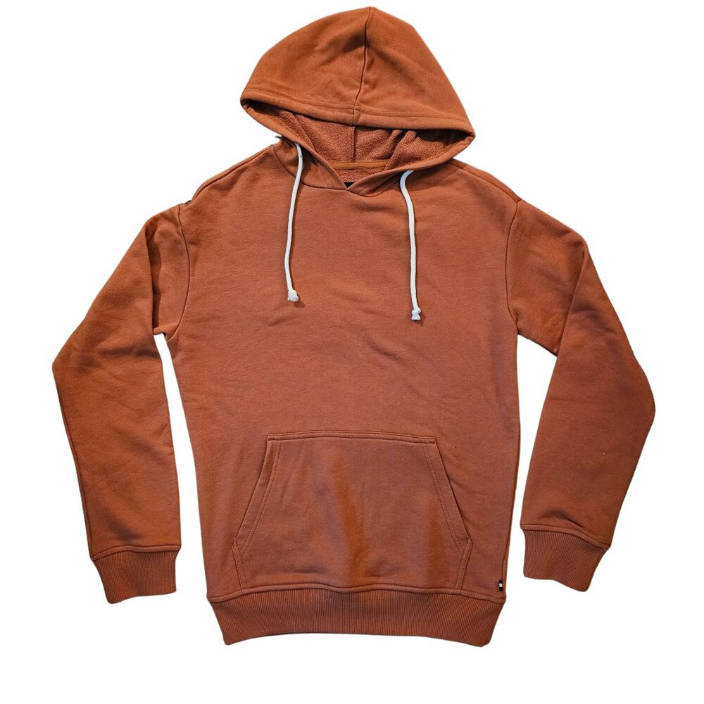 Men's Orange Hoodie Size Small Women's Size Medium Pull over Lightweight